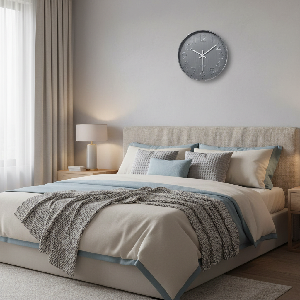Fargerik Veggklokke 30cm | Moderne Design Sirkulær