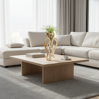 Naturlig Trevase | Unik Blomstervase for Planter