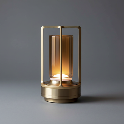 Serenity Lantern | Bærbar LED Lykt med Dimmer og Oppladbart Batteri