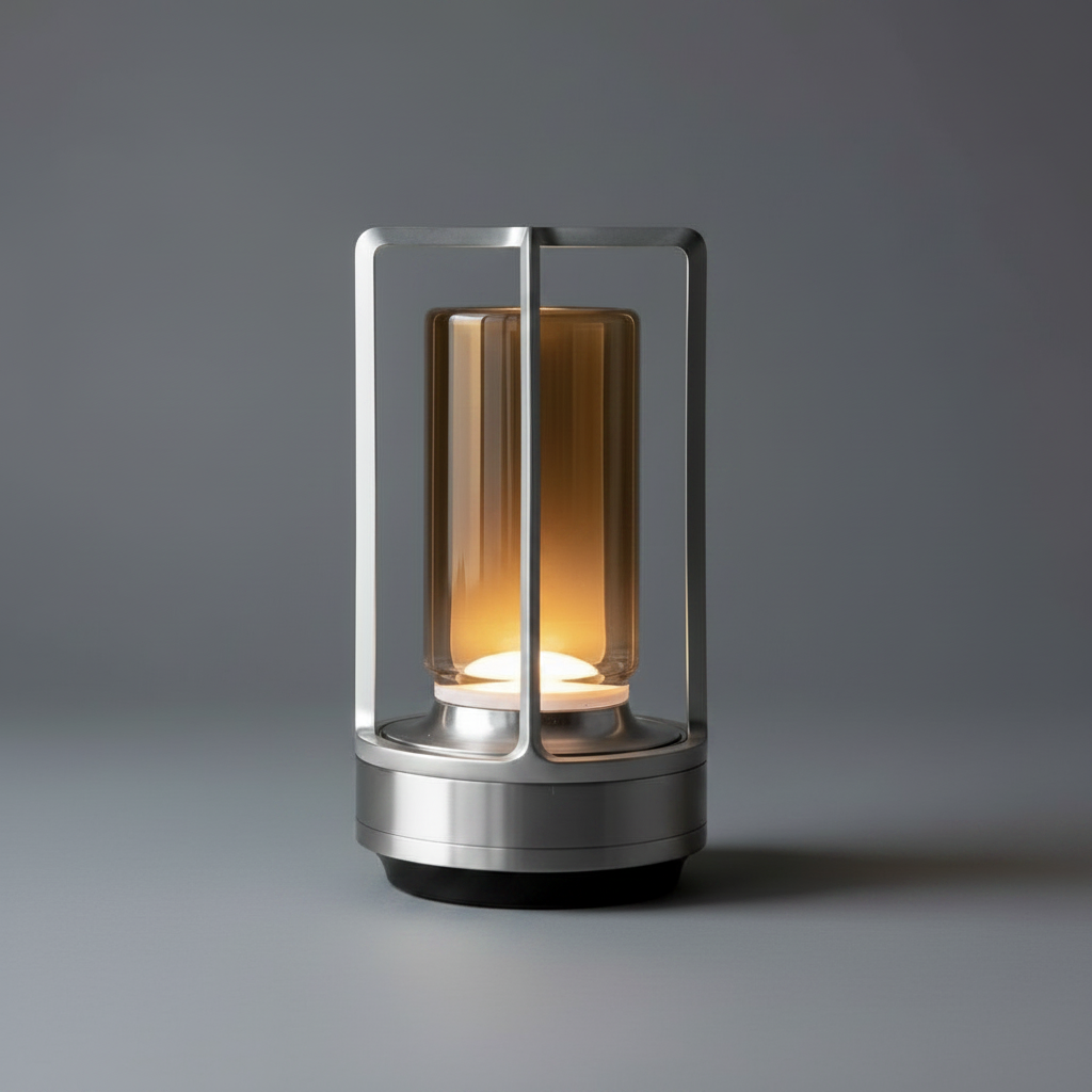 Serenity Lantern | Bærbar LED Lykt med Dimmer og Oppladbart Batteri