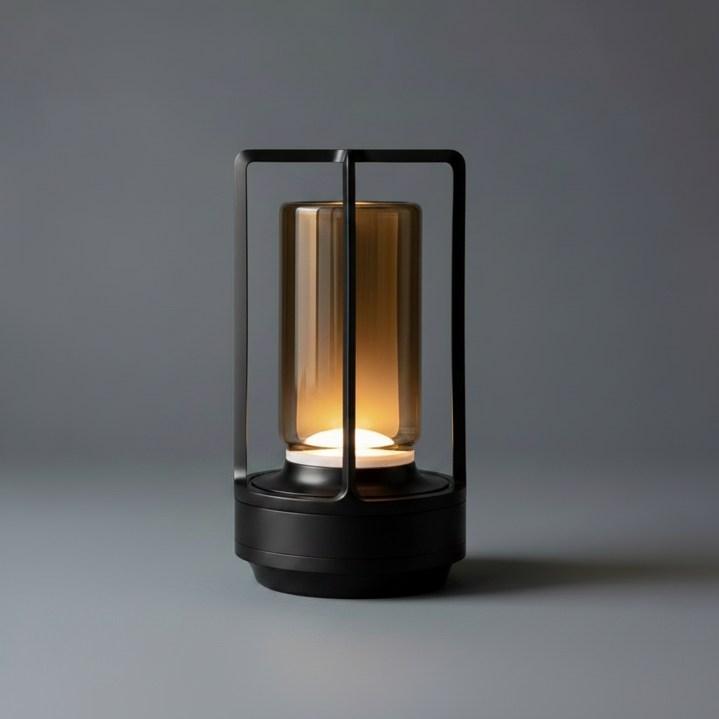 Serenity Lantern | Bærbar LED Lykt med Dimmer og Oppladbart Batteri